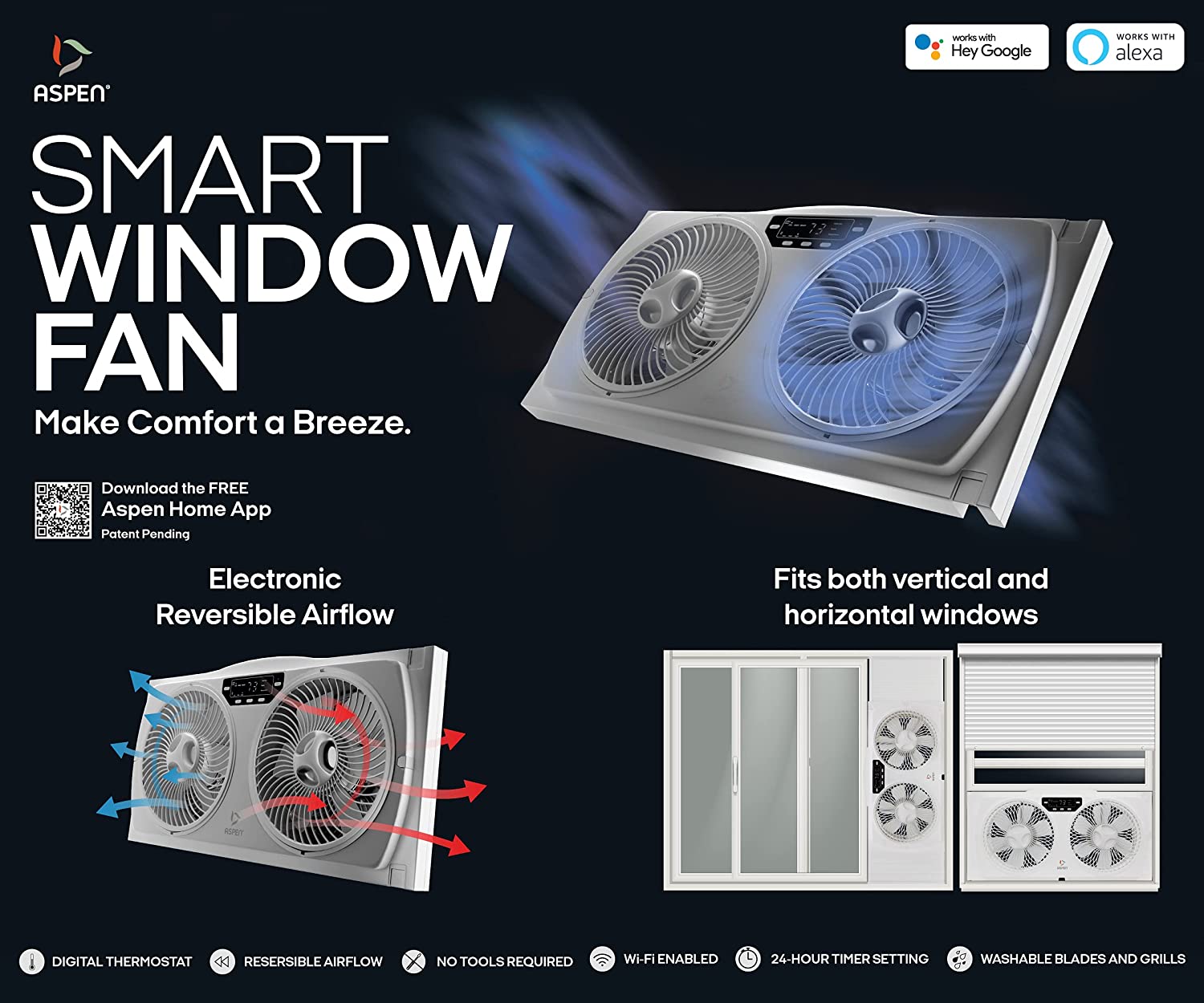 Smart Window Fan | ASP-200